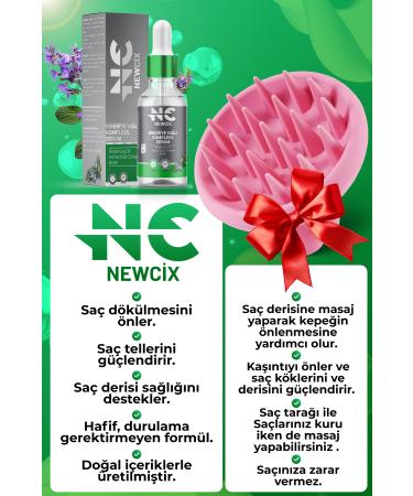 newcix Rosemary Oil Biotin Complex Serum Volume and plump Nourishing strengthening anti-hair loss - Buy Online on GoSupps.com