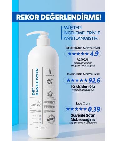 DR BANGGIWON Lab Anti-Hair Loss Care Shampoo 17 Types of Amino Acid Molecule Content Supporting Hair Growth - Buy Online on GoSupps.com