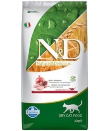 N & D Prime Chicken & Pomegranate Neutered Cat Food 10 Kg