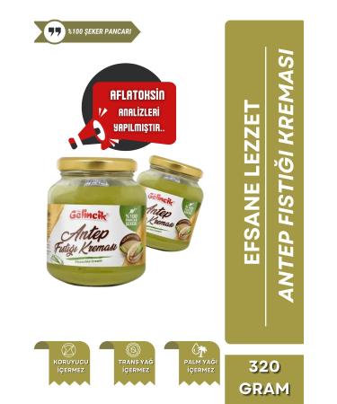 Gelincik Breakfast Spreadable Natural Additive-Free 320gr Special Production Pistachio Cream