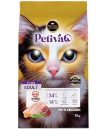 Furlo Petiva Adult Cats Chicken Meat Dry Cat Food (3 Kg Chicken)