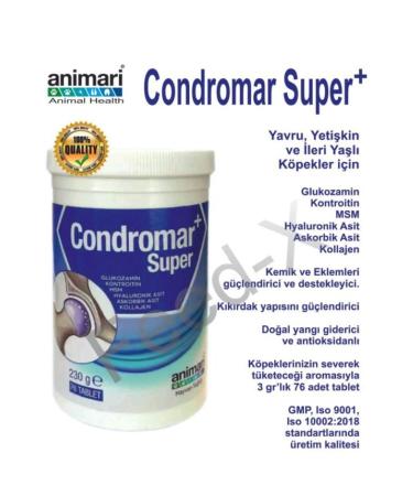 pegasuspetmarket01 Condromar Super 230 gr 76 Tablets for dogs