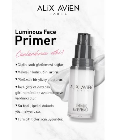 Alix Avien Water Based Makeup Base - Luminous Face Primer 45 ml - Buy Online on GoSupps.com