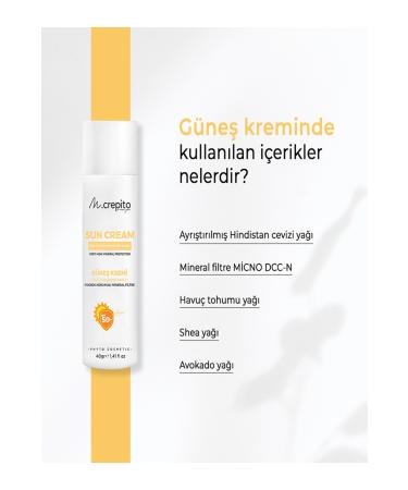 Mcrepito New Generation Mineral Filter Sunscreen Anti-Blemish & Anti-Aging 40 gr - Buy Online on GoSupps.com