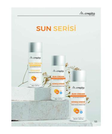 Mcrepito New Generation Mineral Filter Herbal Sun Cream 100 gr (Baby & Child & Adult & Pregnant) - Buy Online on GoSupps.com