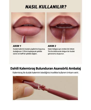 PERIPERA Velvet Finish Intensely Pigmented Lip Liner PERIPERA Ink Velvet Lip Liner (04 Milky Brown) - Buy Online on GoSupps.com