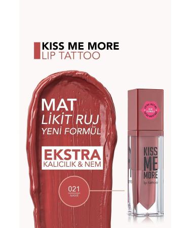 Flormar Long Lasting Matte Lipstick - Kiss Me More-021 Naive-8682536040884 - Buy Online on GoSupps.com