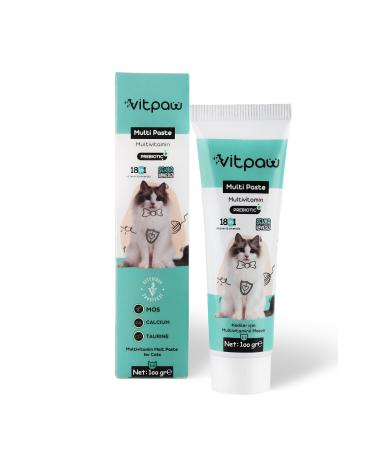 vitpaw Multi Paste 100 Gr. (IMMUNE STRENGTHENING MULTIVITAMIN PASTE FOR CATS) Cat Vitamin Malt - Buy Online on GoSupps.com