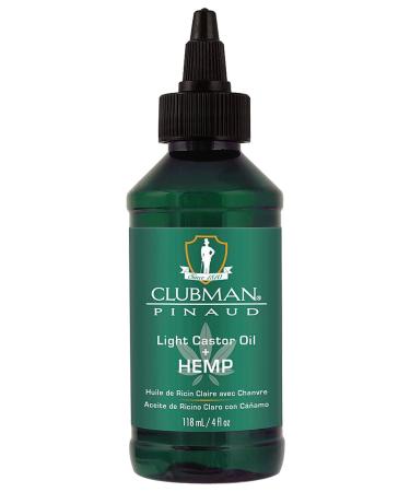 Clubman Pinaud Light Castor Oil + Hemp Hair Care Oil 118ML