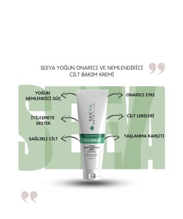 Seeya Intensive Repairing Regenerating and Moisturizing Cica Cream 50 Ml - Anti-Aging & Tone Equalizing Effect - Buy Online on GoSupps.com