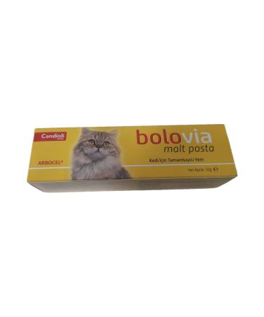 candioli Bolovia Malt Cake for Cats in Metal Tubes