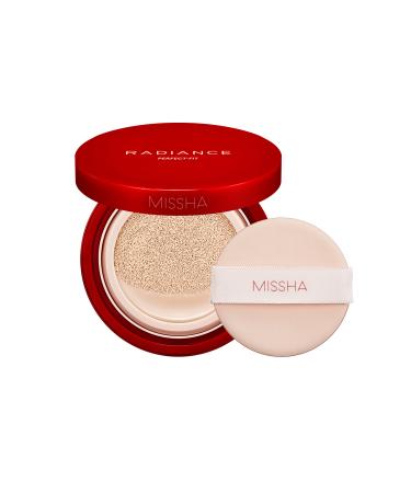 Missha 48 Hours Lasting Matte Finish SPF50 Cushion Foundation Radiance Perfect Fit Cushion Foundation No19 Ivory