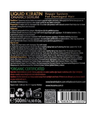 Liquid Keratin Repair Pure Keratin Hair Care Serum (500ml) - Buy Online on GoSupps.com