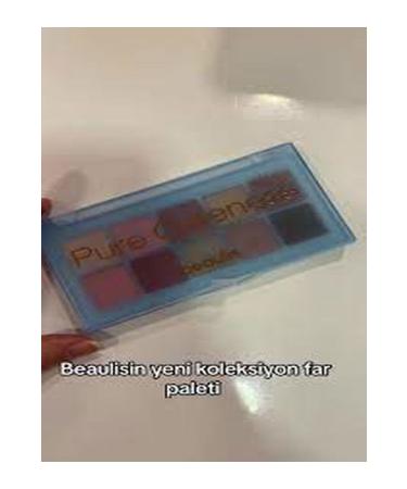 beaulis Pure Cuteness Eyeshadow Palette 583 Amber nude pink coffee and earth tones 10 - Buy Online on GoSupps.com