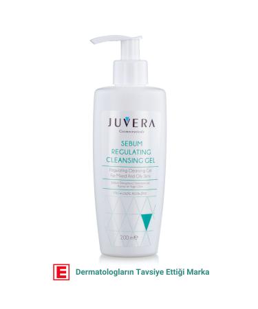 JUVERA Cosmeceuticals Facial Cleansing Gel for Oily and Acne-Prone Skin - Sebum Regulating Gel 200ml 8682665350007 - Buy Online on GoSupps.com