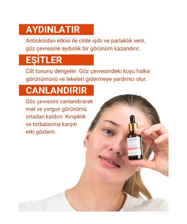 JUVERA Cosmeceuticals Brightening Anti-Puffiness and Anti-Wrinkle Eye Contour Serum 30ml - Buy Online on GoSupps.com