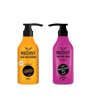 Redist Salt-Free Hair Care Shampoo and Hair Care Conditioner 500 ml 2 in 1 - Buy Online on GoSupps.com
