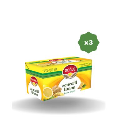 Do u Ginger & Lemon Herbal Tea 20 pcs - (3 pcs)