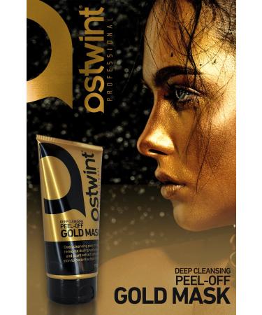 Ostwint Professional Peeling Gel Peelable Gold Mask 150ml Brightening Revitalizing Smoothing - Buy Online on GoSupps.com