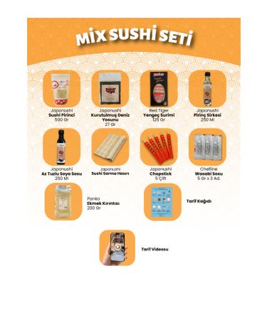 Greatwall Mix Sushi Set / Sushi Set Preparation Guide With - Buy Online on GoSupps.com