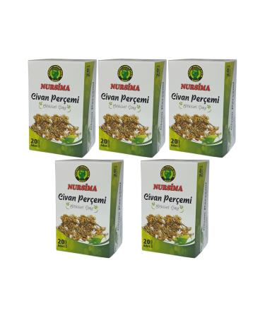 Nursima Yarrow Herbal Tea 20 Filter Bags 5 Boxes