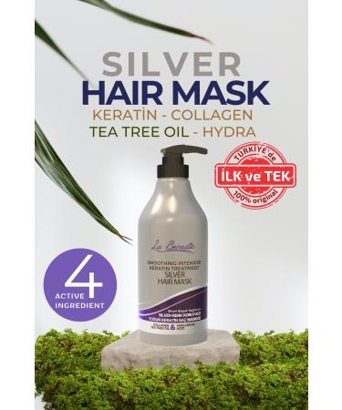 La Benedic ADVANTAGEOUS DUAL Silver Mask & Collagen Keratin Salt & Paraben Free Repair Shampoo 500ml - Buy Online on GoSupps.com