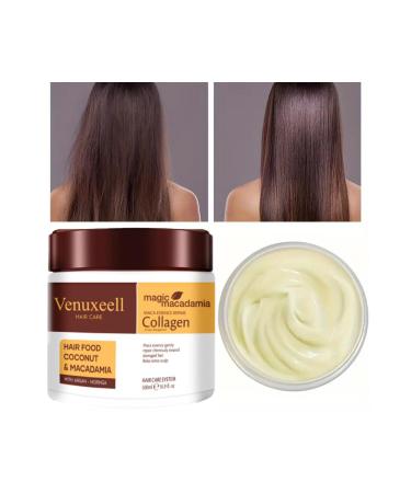 Venuxeell Hair Mask Collagen Argan Oil Repair Hair Mask Set of 2 - Buy Online on GoSupps.com