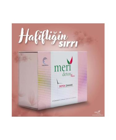 Meri Detox Meri Tea Detox Tea 60 Pieces 1 Month Use - Meridetoxcosmetics - Buy Online on GoSupps.com