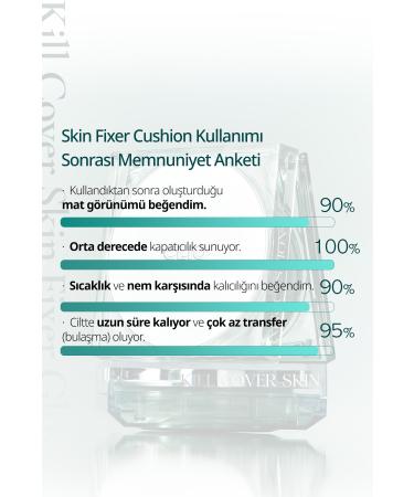 CLIO All Day Matte Cushion Foundation CLIO Kill Cover Skin Fixer Cushion (19N Porcelain) SPF50+ PA+++ - Buy Online on GoSupps.com