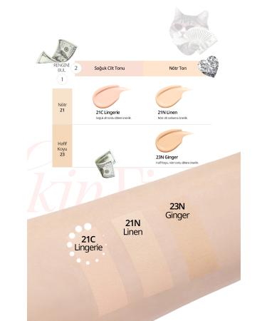CLIO Special Design All Day Long Lasting Matte CLIO Kill Cover Skin Fixer Cushion 21C Lingerie Luxury Koshort - Buy Online on GoSupps.com