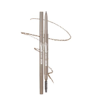 PERIPERA Ultra-Fine Tip Natural-Looking Eyebrow Pencil Peripera Speedy Skinny Brow (9 Taupe Brown)