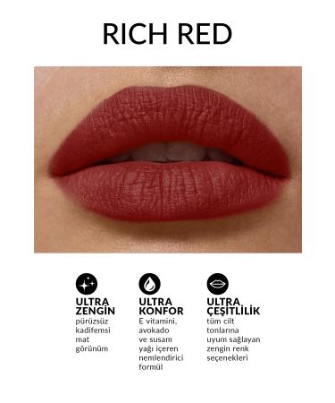 Avon Ultra Matte Lipstick - Rich Red - Buy Online on GoSupps.com