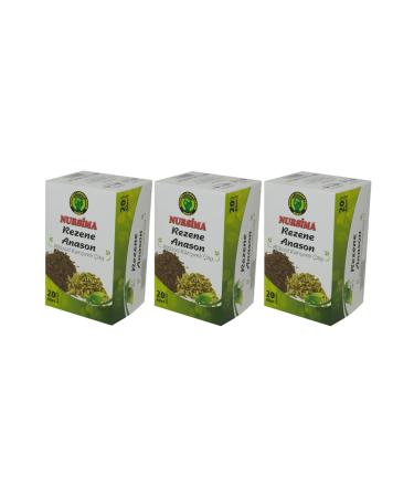 Nursima Fennel Anise Herbal Mixed Tea 20 Filter Bags 3 Boxes