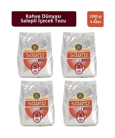 Coffee World Coffee World Salep 1000 gr x 4 Pieces