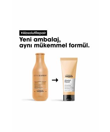 L'oreal Professionnel Serie Expert Absolut Repair Repairing Hair Care Cream for Damaged Hair 200m - Buy Online on GoSupps.com