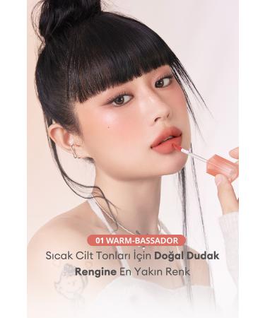 PERIPERA Tint Offering Smooth Matte All Day Long-Lasting Peripera Over Blur Tint (001 Warm-bassador) - Buy Online on GoSupps.com