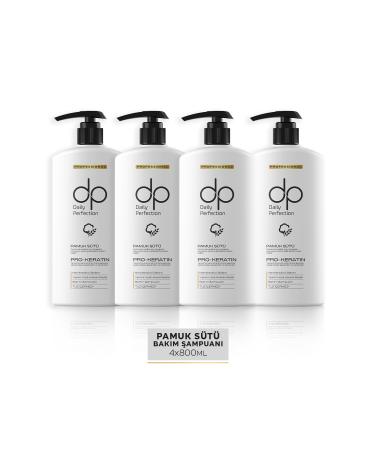 dp Daily Perfection Shampoo Cotton Milk 800 ml X 4 Pieces