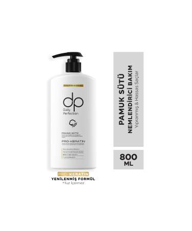 dp Daily Perfection Shampoo Cotton Milk 800 ml X 4 Pieces - Buy Online on GoSupps.com