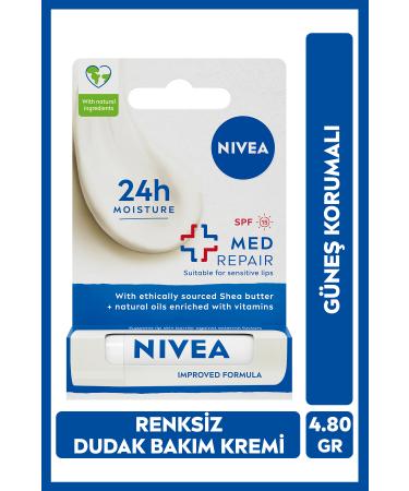 NIVEA Sunscreen Colorless Lip Care Cream Med Repair and Soft Moisturizing Care Cream 300ml - Buy Online on GoSupps.com