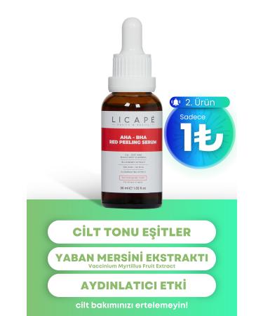 Licape Skin Revitalizer Aha - 2% Bha Red Peeling Serum