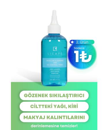 Licape Pore Tightening Purifying and Oil Balancing Tonic 200ml