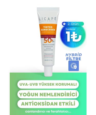 Licape High Protection Tinted (CONCEALER) 50 Spf Sun Cream