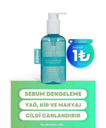 Licape Tea Tree Essence Facial Cleansing Gel 200 ml