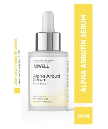 AXWELL Anti-Spot & Skin Tone Equalizing Alpha Arbutin & Ferulic Acid & Hyaluronic Acid Brightening Ampoule