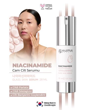 K-Lotus Beauty Brightens Firms and Strengthens Skin Barrier Glass Skin Niacinamide Glass Skin Serum - Buy Online on GoSupps.com
