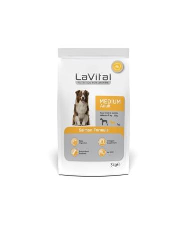 La Vital Lavital Medium Breed Adult Dog Food with Salmon 3 Kg