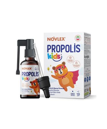 novlex Propolis Kids Extract (Water Based-Alcohol Free) Food Supplement 20ml