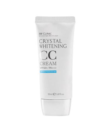 3W CLINIC Tone Equalizing Natural Beige CC Cream 3W CLINIC Crystal Whitening CC Cream 50gr - Buy Online on GoSupps.com