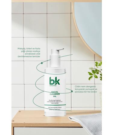BK COMPANY Blackhead and Anti-Blackhead Purifying Facial Cleansing Oil for All Skin Types 200 Ml - Buy Online on GoSupps.com