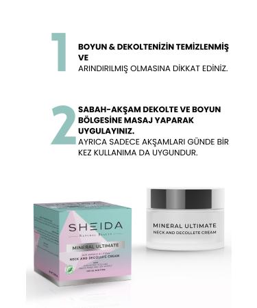 Sheida Mineral Ultimate Anti-Wrinkle & Lifting Neck & Decollete Cream 60ml - Buy Online on GoSupps.com